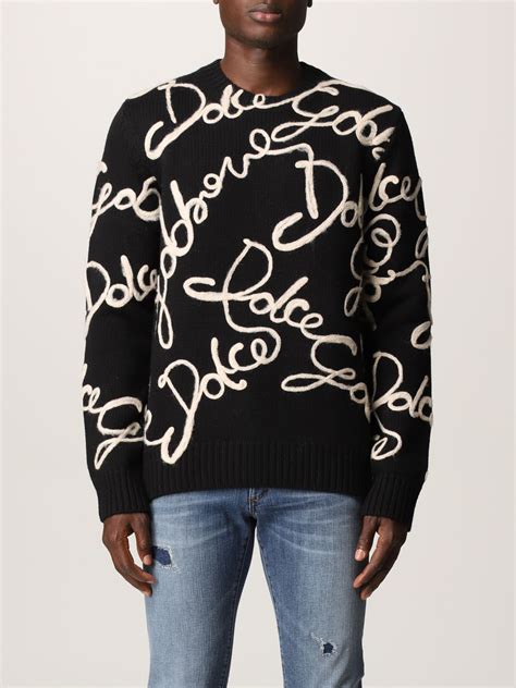 dolce gabbana black sweater|farfetch dolce gabbana sweater.